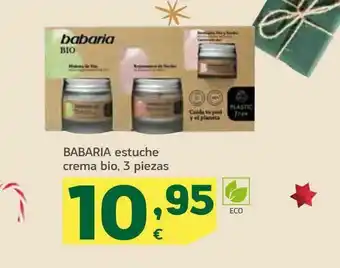 HiperDino Estuche crema bio, 3 piezas babaria oferta