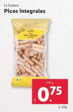 Lidl LA CESTERA Picos integrales oferta