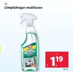 Lidl W5 Limpiahogar multiusos oferta