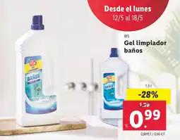 Lidl W5 Gel limpiador baños oferta