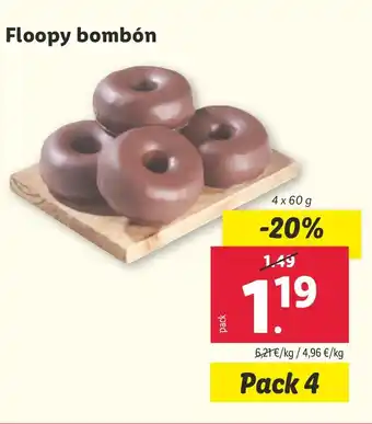 Lidl Floopy bombón oferta