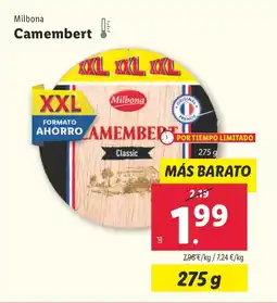 Lidl MILBONA Camembert oferta