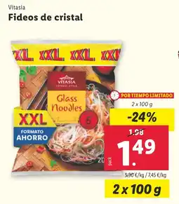 Lidl VITASIA Fideos de cristal oferta