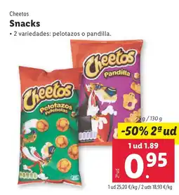 Lidl CHEETOS Snacks oferta
