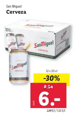 Lidl SAN MIGUEL Cerveza oferta