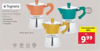 Lidl Cafetera para espresso Happy oferta