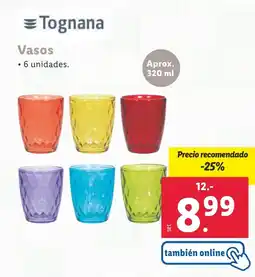 Lidl Vasos oferta