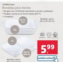 Lidl LIVARNO home Bandeja para horno oferta