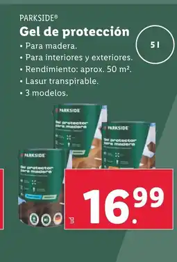 Lidl PARKSIDE Gel de protección oferta