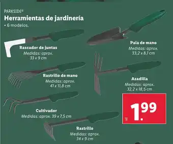 Lidl PARKSIDE Herramientas de jardinería oferta
