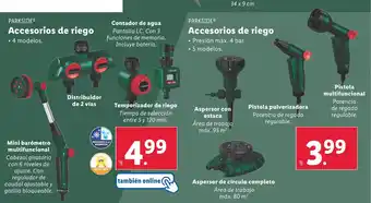 Lidl PARKSIDE Accesorios de riego oferta