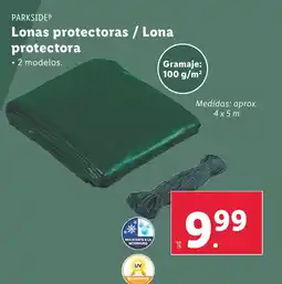 Lidl PARKSIDE Lonas protectoras / Lona protectora oferta