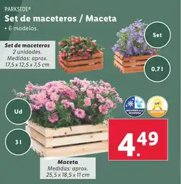 Lidl PARKSIDE Set de maceteros / Maceta oferta