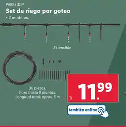 Lidl PARKSIDE Set de riego por goteo oferta