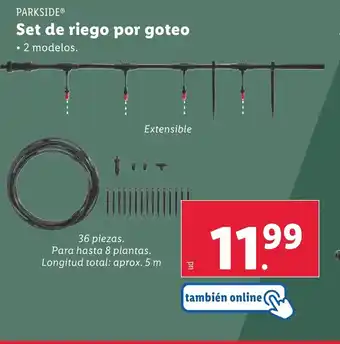 Lidl PARKSIDE Set de riego por goteo oferta