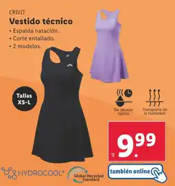 Lidl CRIVIT Vestido técnico oferta