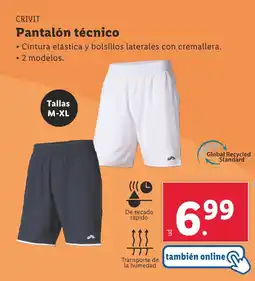 Lidl CRIVIT Pantalón técnico oferta