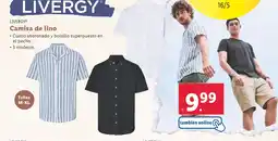 Lidl LIVERGY Camiseta de lino oferta
