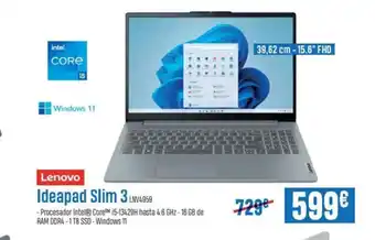 Beep LENOVO Ideapad Slim 3 oferta