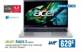 Beep ACER Aspire 3 oferta