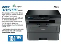 Beep BROTHER decopro DCPL2627DWE BR1983 oferta