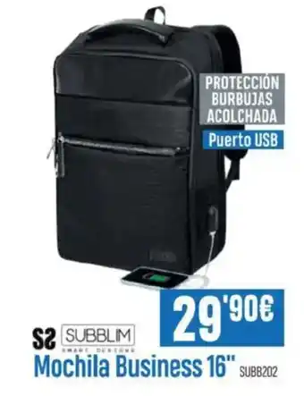 Beep Mochila Business 16" SUBB202 oferta