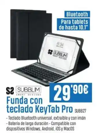 Beep Funda con teclado KeyTab Pro oferta