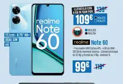 Beep REALME Note 60 oferta