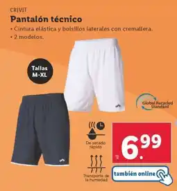 Lidl Pantalón Técnico oferta