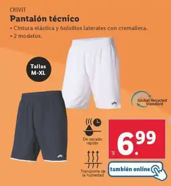 Lidl Pantalón Técnico oferta