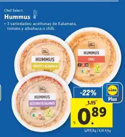 Lidl Hummus oferta