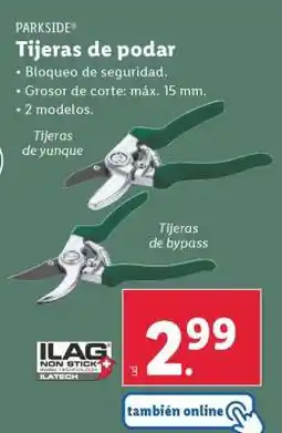 Lidl Tijeras de podar oferta