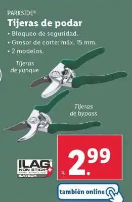 Lidl Tijeras de podar oferta
