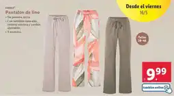 Lidl Pantalón de lino oferta