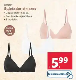 Lidl Sujetador sin aros oferta