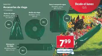 Lidl Saco transporte agua oferta