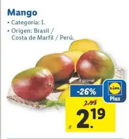 Lidl Mango oferta