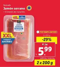 Lidl JAMÓN SERRANO oferta