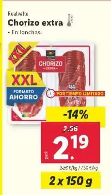 Lidl Chorizo extra oferta