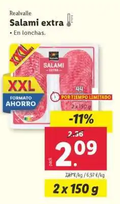 Lidl Salami extra oferta