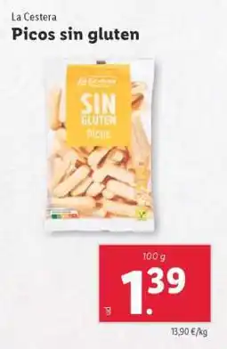 Lidl Picos sin gluten oferta