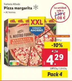 Lidl Pizza margarita oferta