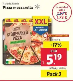 Lidl Pizza mozzarella oferta