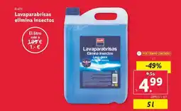 Lidl Krafft Lavaparabrisas elimina insectos oferta