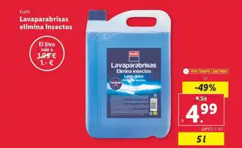 Lidl Krafft Lavaparabrisas elimina insectos oferta