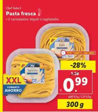 Lidl Pasta fresca oferta