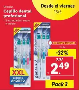 Lidl Cepillo dental profesional oferta