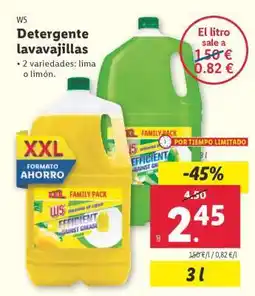Lidl Detergente lavavajillas oferta