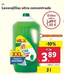 Lidl Lavavajillas ultra concentrado oferta
