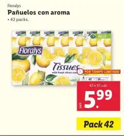 Lidl Pañuelos con aroma oferta